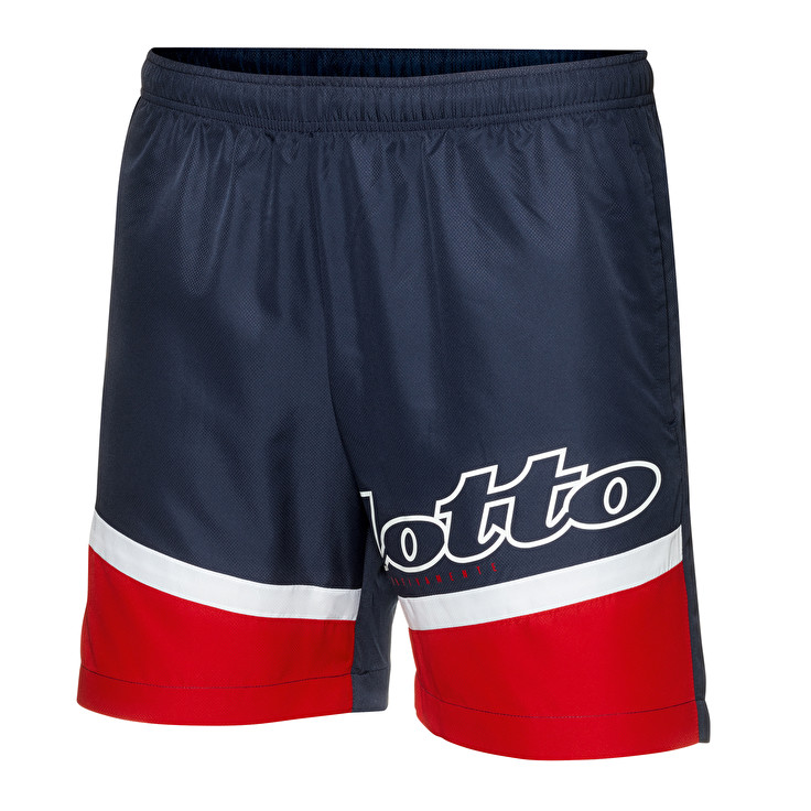 Lotto Men's Athletica Gold Shorts Navy Blue /Red Canada ( IGHN-87046 )